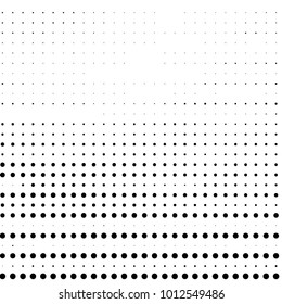 Grunge halftone black and white dots texture background. Spotted vector Abstract Texture
