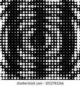 Grunge halftone black and white dots texture background. Spotted vector Abstract Texture

