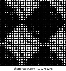 Grunge halftone black and white dots texture background. Spotted vector Abstract Texture

