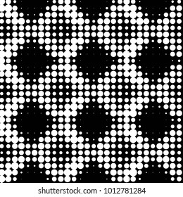 Grunge halftone black and white dots texture background. Spotted vector Abstract Texture
