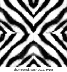 Grunge halftone black and white dots texture background. Spotted vector Abstract Texture
