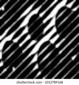 Grunge halftone black and white dots texture background. Spotted vector Abstract Texture

