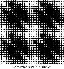 Grunge halftone black and white dots texture background. Spotted vector Abstract Texture
