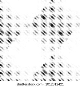 Grunge halftone black and white dots texture background. Spotted vector Abstract Texture
