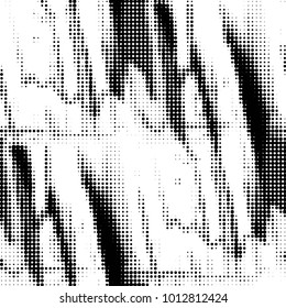 Grunge halftone black and white dots texture background. Spotted vector Abstract Texture
