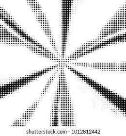 Grunge halftone black and white dots texture background. Spotted vector Abstract Texture
