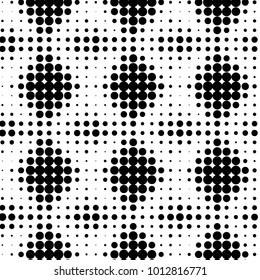 Grunge halftone black and white dots texture background. Spotted vector Abstract Texture
