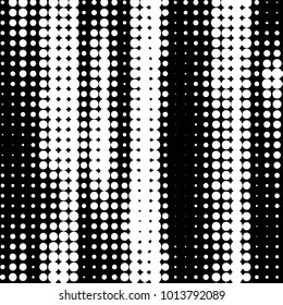 Grunge halftone black and white dots texture background. Spotted vector Abstract Texture
