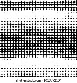 Grunge halftone black and white dots texture background. Spotted vector Abstract Texture
