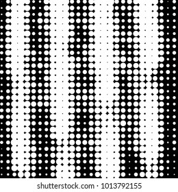 Grunge halftone black and white dots texture background. Spotted vector Abstract Texture
