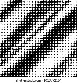 Grunge halftone black and white dots texture background. Spotted vector Abstract Texture
