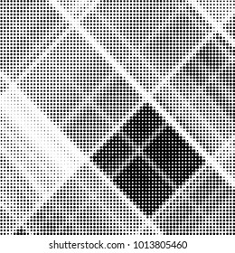 Grunge halftone black and white dots texture background. Spotted vector Abstract Texture
