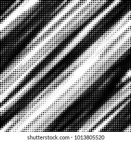 Grunge halftone black and white dots texture background. Spotted vector Abstract Texture
