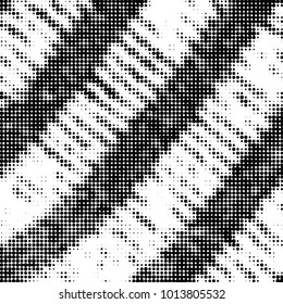 Grunge halftone black and white dots texture background. Spotted vector Abstract Texture
