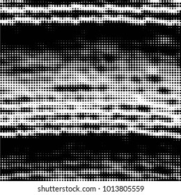 Grunge halftone black and white dots texture background. Spotted vector Abstract Texture
