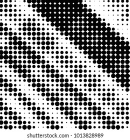 Grunge halftone black and white dots texture background. Spotted vector Abstract Texture
