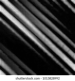 Grunge halftone black and white dots texture background. Spotted vector Abstract Texture
