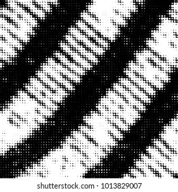 Grunge halftone black and white dots texture background. Spotted vector Abstract Texture

