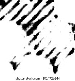 Grunge halftone black and white dots texture background. Spotted vector Abstract Texture
