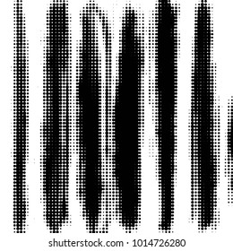 Grunge halftone black and white dots texture background. Spotted vector Abstract Texture
