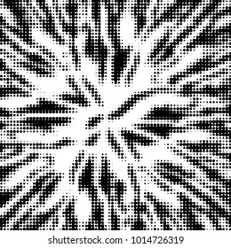 Grunge halftone black and white dots texture background. Spotted vector Abstract Texture
