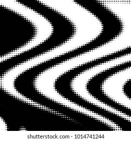 Grunge halftone black and white dots texture background. Spotted vector Abstract Texture
