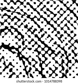 Grunge halftone black and white dots texture background. Spotted vector Abstract Texture
