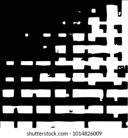 Grunge halftone black and white dots texture background. Spotted vector Abstract Texture
