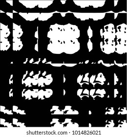 Grunge halftone black and white dots texture background. Spotted vector Abstract Texture
