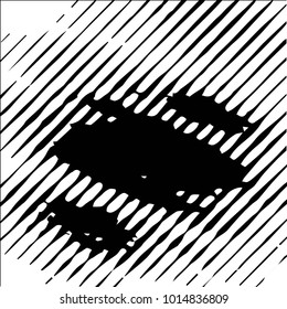 Grunge halftone black and white dots texture background. Spotted vector Abstract Texture
