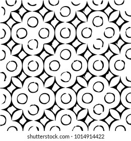 Grunge halftone black and white dots texture background. Spotted vector Abstract Texture
