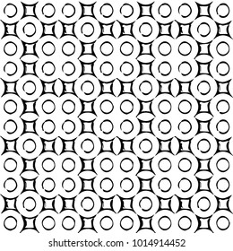 Grunge halftone black and white dots texture background. Spotted vector Abstract Texture

