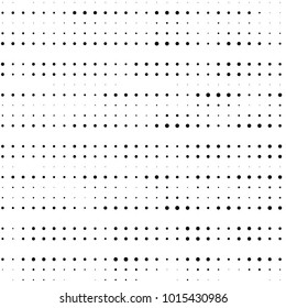 Grunge halftone black and white dots texture background. Spotted vector Abstract Texture
