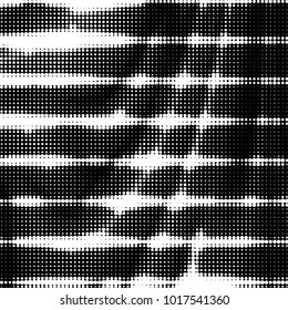 Grunge halftone black and white dots texture background. Spotted vector Abstract Texture
