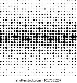 Grunge halftone black and white dots texture background. Spotted vector Abstract Texture
