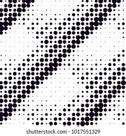Grunge halftone black and white dots texture background. Spotted vector Abstract Texture
