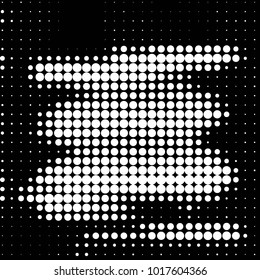 Grunge halftone black and white dots texture background. Spotted vector Abstract Texture
