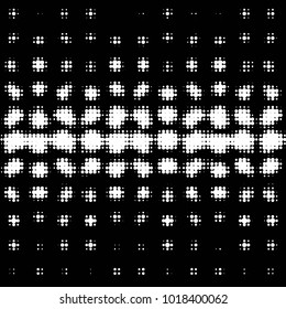 Grunge halftone black and white dots texture background. Spotted vector Abstract Texture
