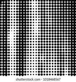 Grunge halftone black and white dots texture background. Spotted vector Abstract Texture
