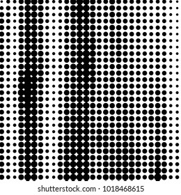 Grunge halftone black and white dots texture background. Spotted vector Abstract Texture
