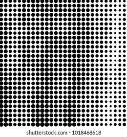 Grunge halftone black and white dots texture background. Spotted vector Abstract Texture
