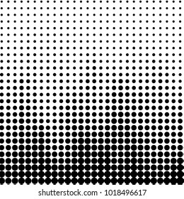 Grunge halftone black and white dots texture background. Spotted vector Abstract Texture
