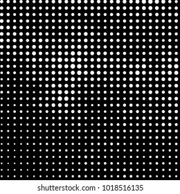 Grunge halftone black and white dots texture background. Spotted vector Abstract Texture
