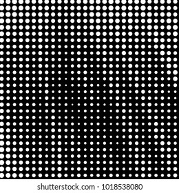 Grunge halftone black and white dots texture background. Spotted vector Abstract Texture
