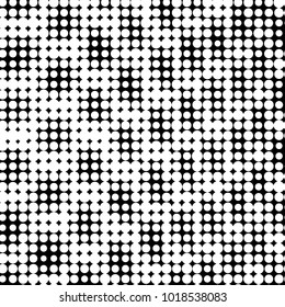 Grunge halftone black and white dots texture background. Spotted vector Abstract Texture
