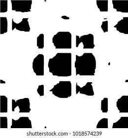Grunge halftone black and white dots texture background. Spotted vector Abstract Texture
