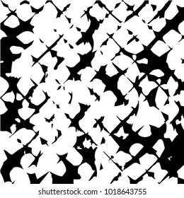 Grunge halftone black and white dots texture background. Spotted vector Abstract Texture
