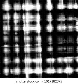 Grunge halftone black and white dots texture background. Spotted vector Abstract Texture
