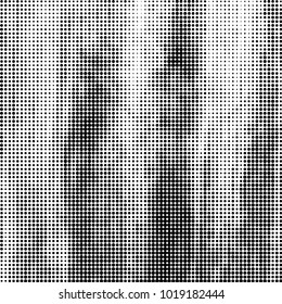Grunge halftone black and white dots texture background. Spotted vector Abstract Texture
