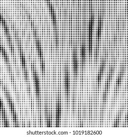 Grunge halftone black and white dots texture background. Spotted vector Abstract Texture
